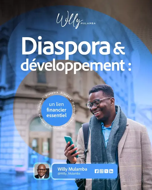 Publicité réalisée pour Willy Mulamba