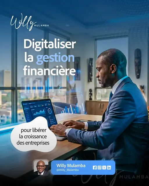 Publicité réalisée pour Willy Mulamba